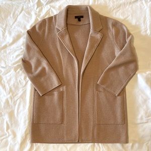 J Crew Open Front Long Sweater Blazer
